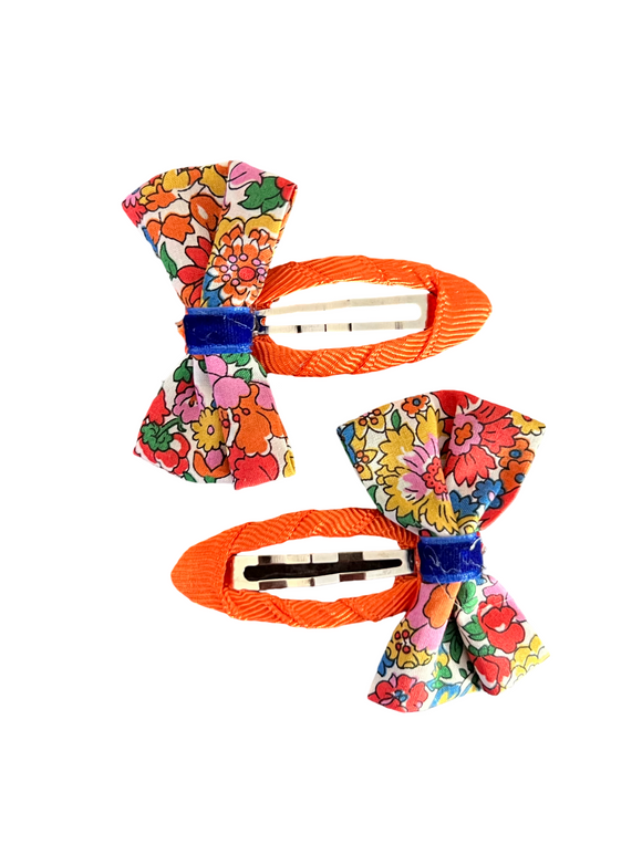 LIBERTY FABRIC DUO HAIR CLIPS