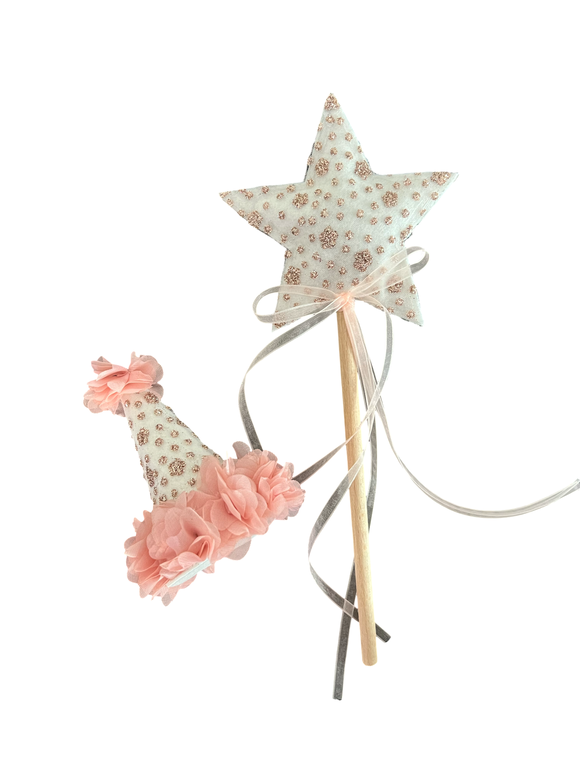 PINKY WITCH HAT & WAND