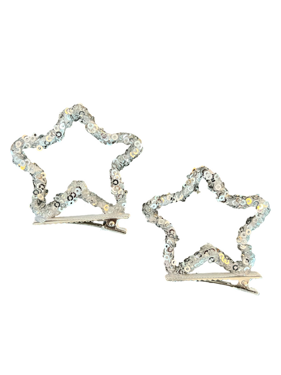 MINI DUO STARS BARRETTES