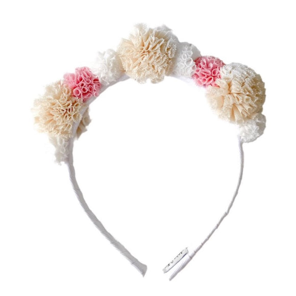 TULLE POMPOM LOLI HAIRBAND