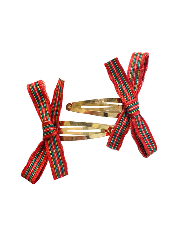 XMAS ELF PIGTAIL CLIPS