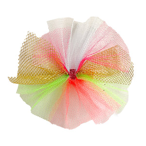 RAINBOW TULLE BOW HAIRBAND